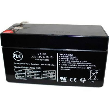 BATTERY CLERK AJC® MK ES1.2-12 (12V 1.2AH) 12V 1.2Ah Wheelchair Battery AJC-D1.2S-B-0-142482